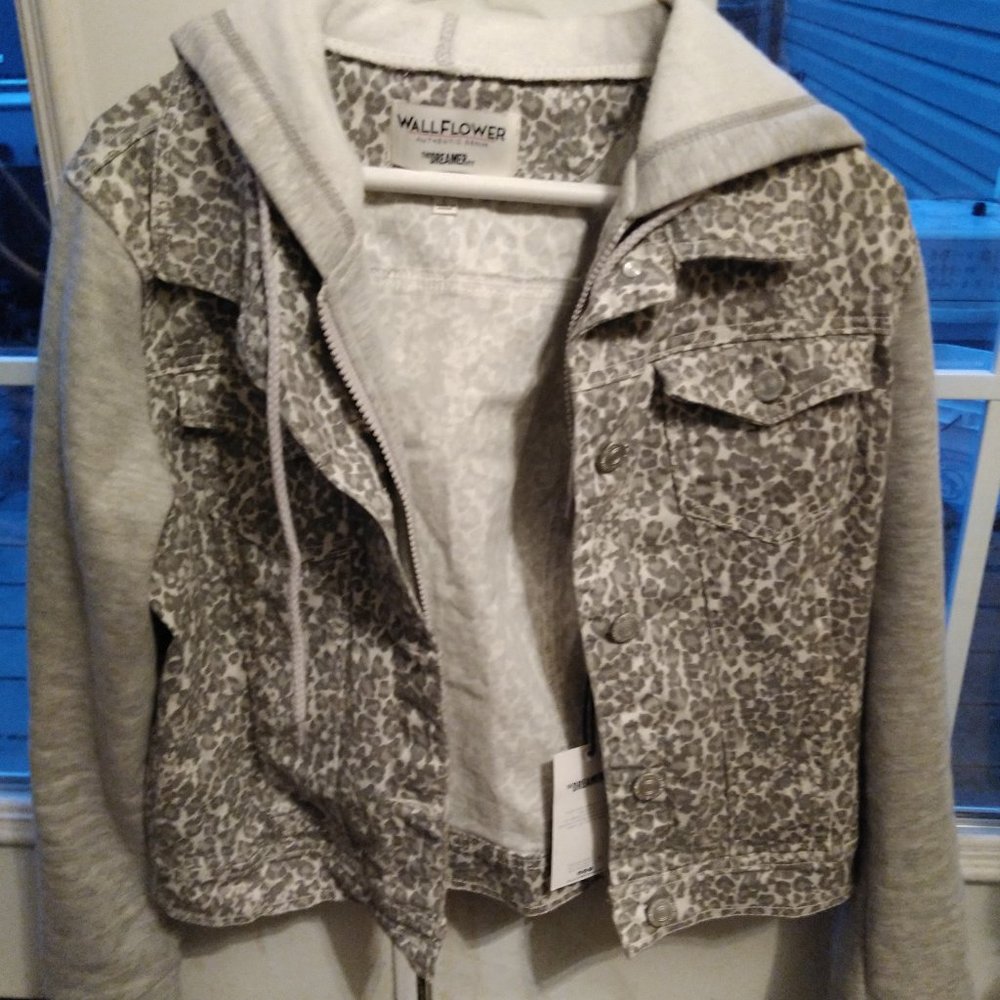 Wallflower leopard print jacket